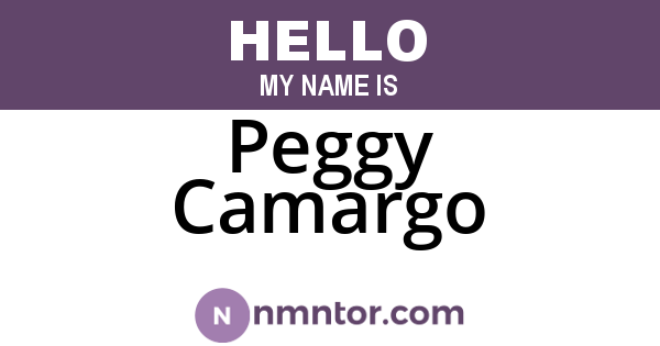 Peggy Camargo