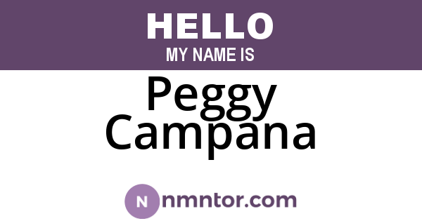Peggy Campana