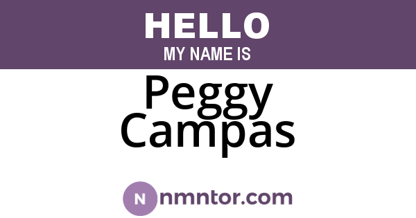 Peggy Campas