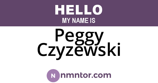 Peggy Czyzewski