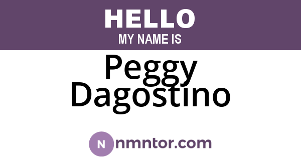 Peggy Dagostino
