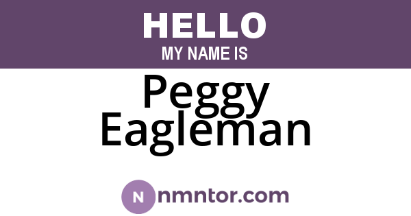 Peggy Eagleman