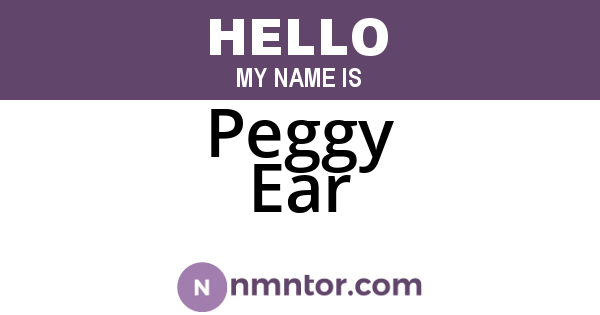 Peggy Ear