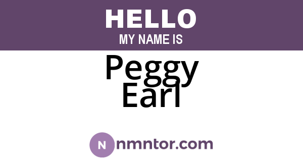 Peggy Earl