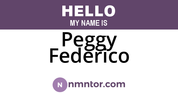 Peggy Federico