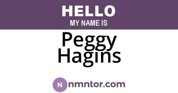 Peggy Hagins