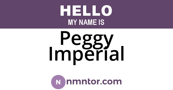 Peggy Imperial