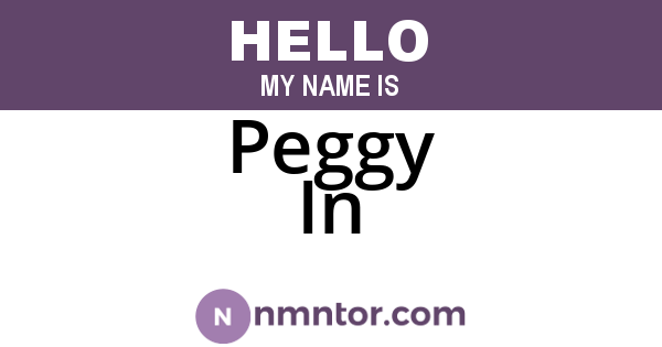 Peggy In