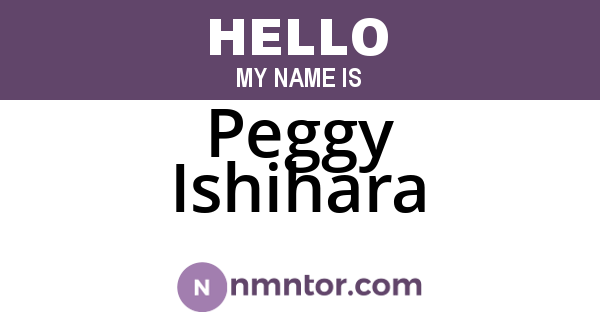 Peggy Ishihara