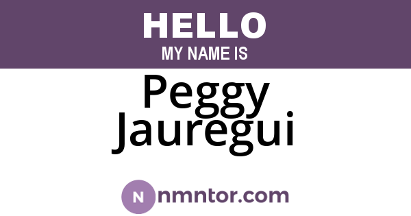 Peggy Jauregui