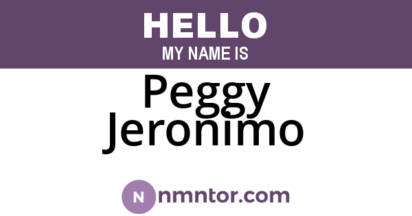 Peggy Jeronimo