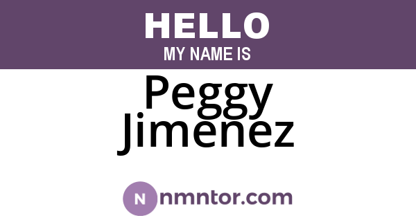 Peggy Jimenez