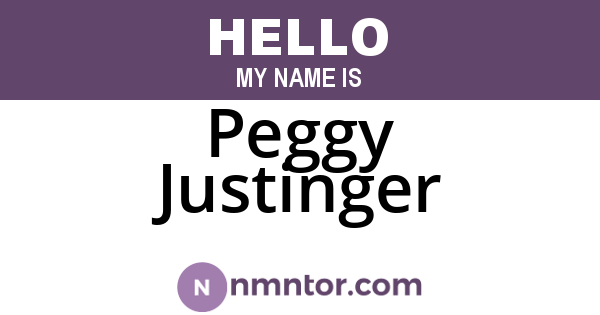Peggy Justinger