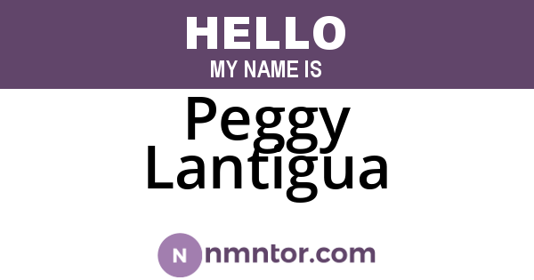 Peggy Lantigua