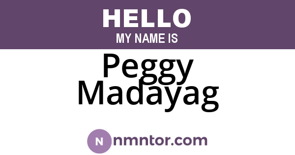 Peggy Madayag