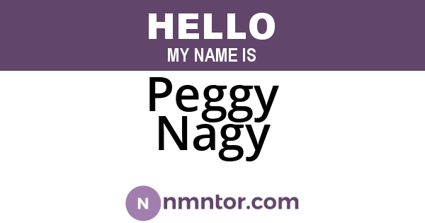 Peggy Nagy
