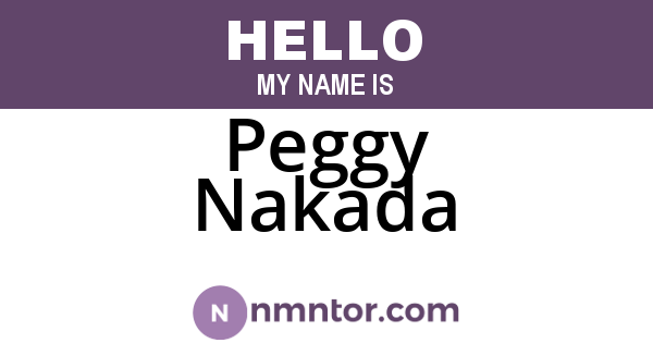 Peggy Nakada
