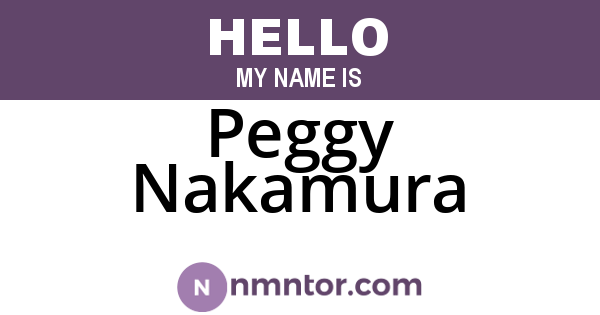 Peggy Nakamura