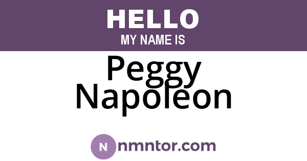 Peggy Napoleon
