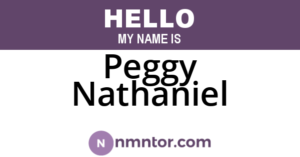 Peggy Nathaniel