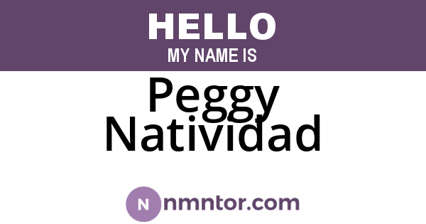 Peggy Natividad