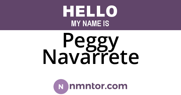 Peggy Navarrete