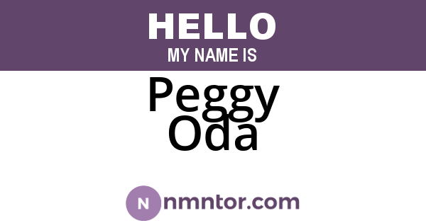 Peggy Oda