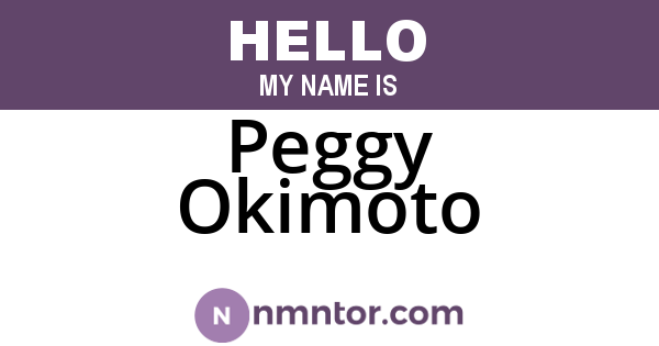 Peggy Okimoto