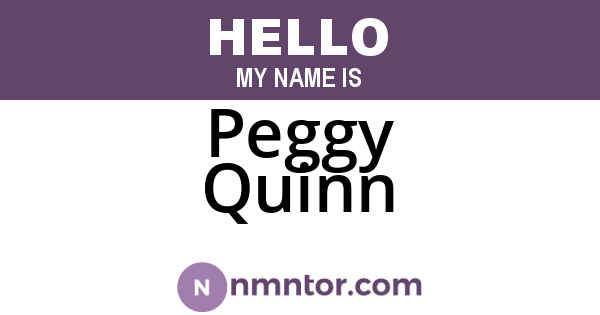 Peggy Quinn