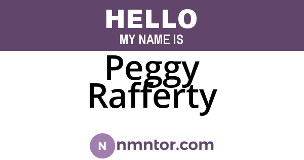 Peggy Rafferty