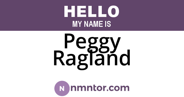 Peggy Ragland
