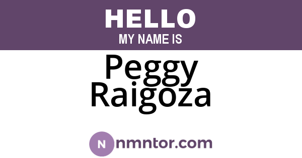 Peggy Raigoza