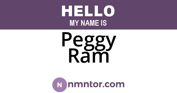 Peggy Ram