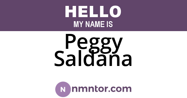 Peggy Saldana