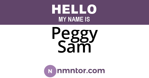 Peggy Sam