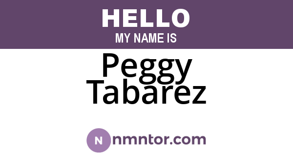 Peggy Tabarez