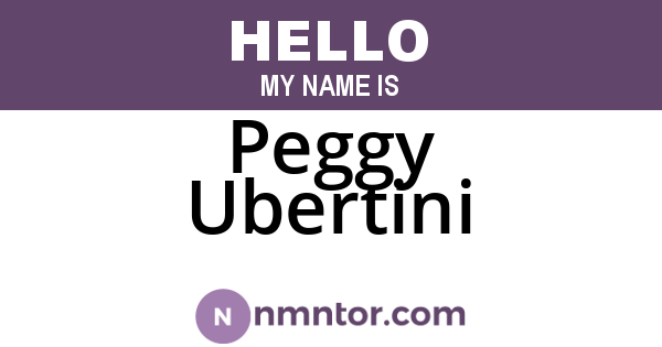 Peggy Ubertini