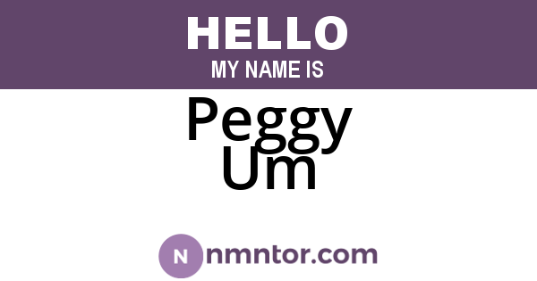 Peggy Um