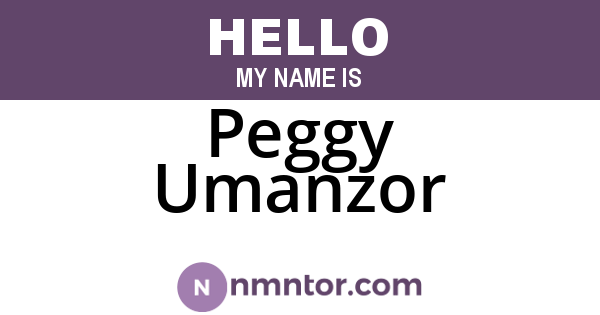 Peggy Umanzor
