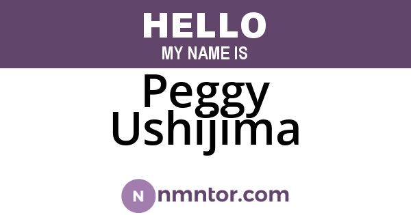 Peggy Ushijima
