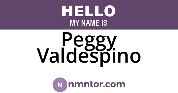 Peggy Valdespino