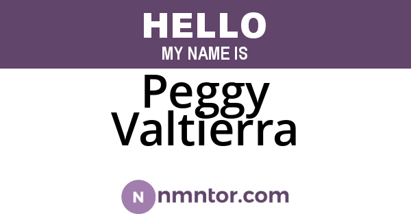Peggy Valtierra