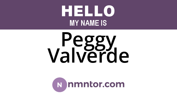 Peggy Valverde