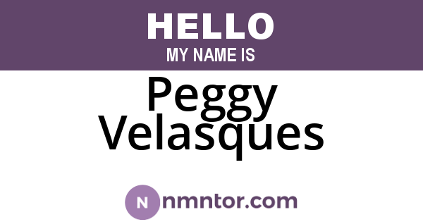 Peggy Velasques