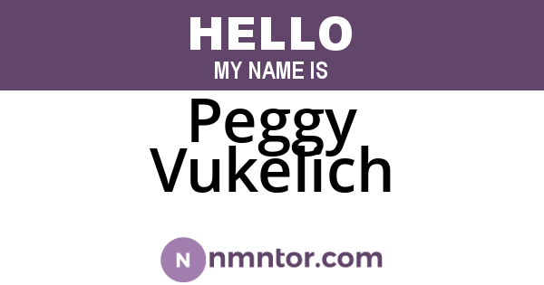 Peggy Vukelich