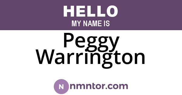 Peggy Warrington