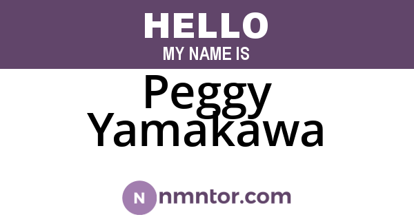 Peggy Yamakawa
