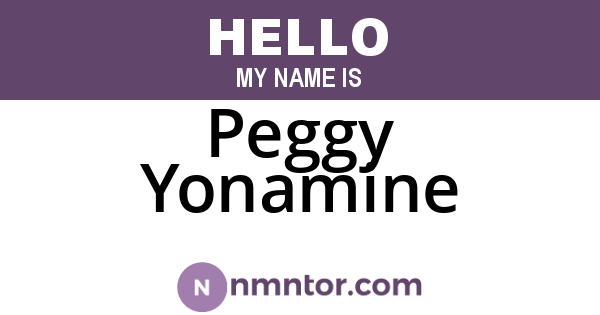 Peggy Yonamine