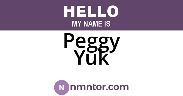 Peggy Yuk