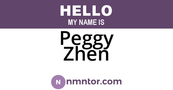 Peggy Zhen